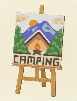 Camping Sign